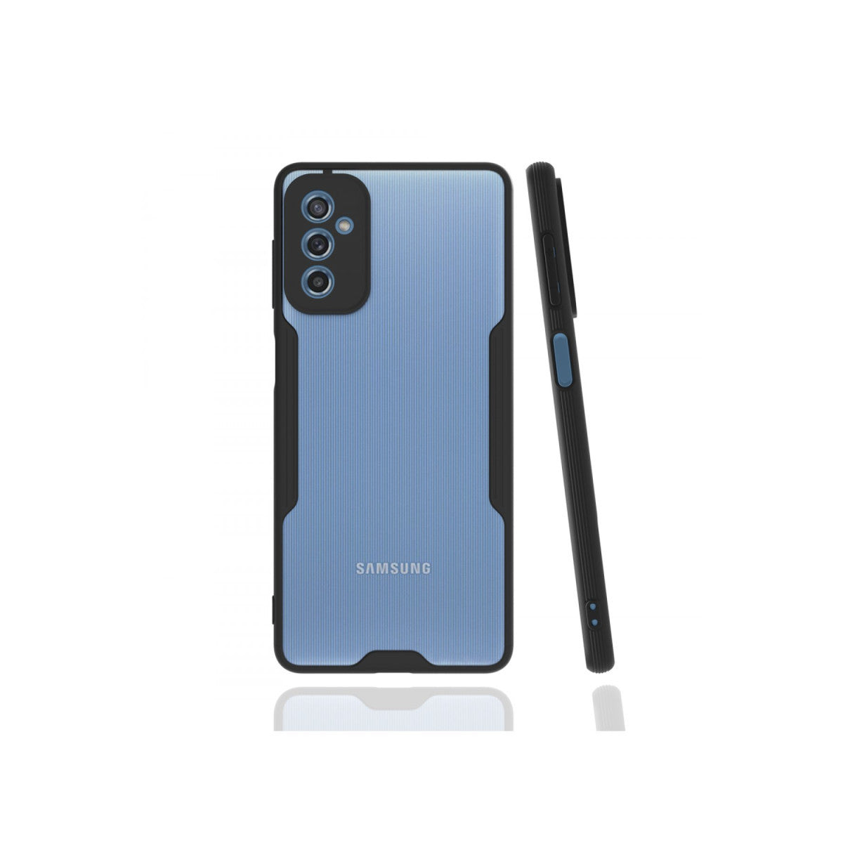 Newface Samsung Galaxy M52 5G Kılıf Platin Silikon