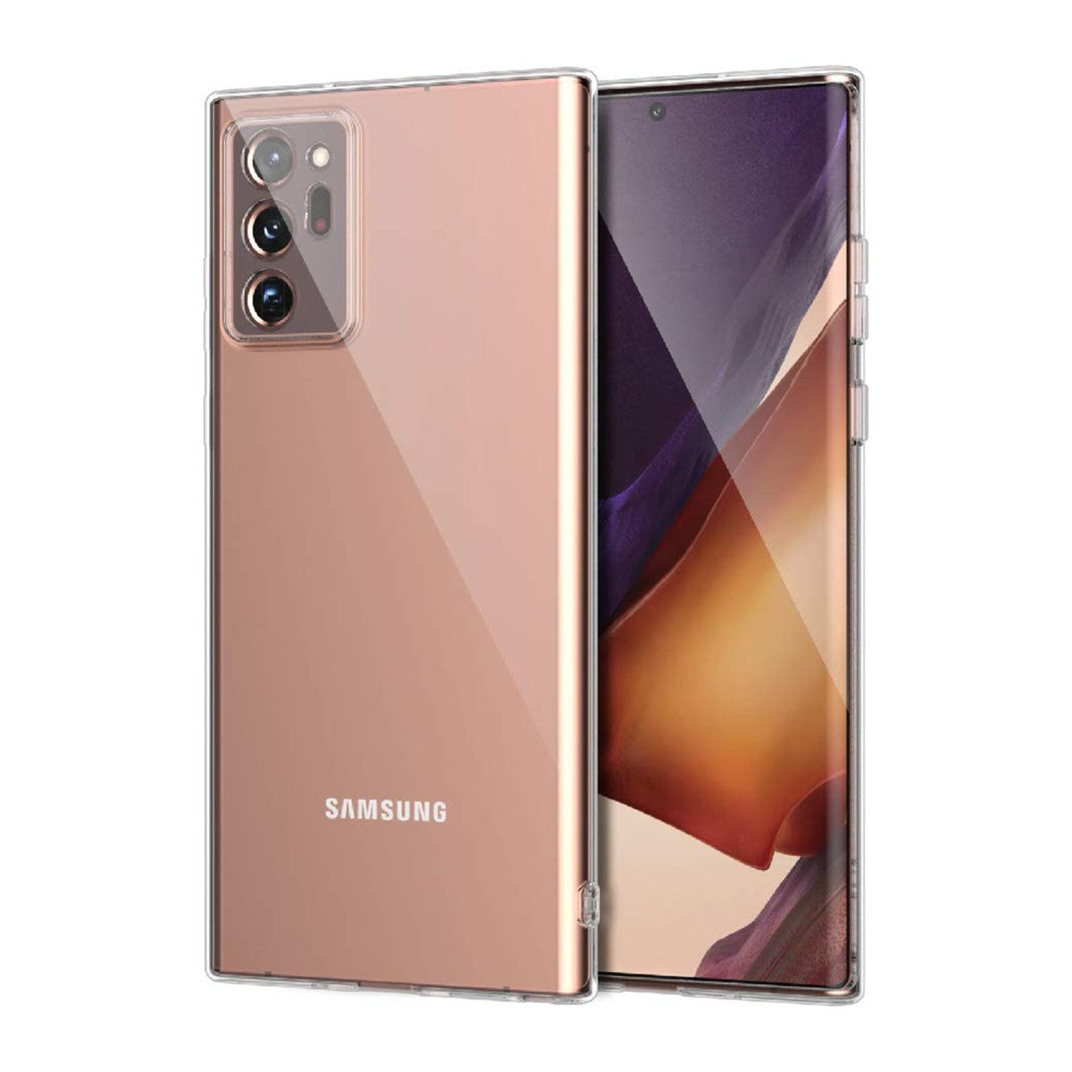 Newface Samsung Galaxy Note 20 Ultra Kılıf Lüx Şeffaf Silikon