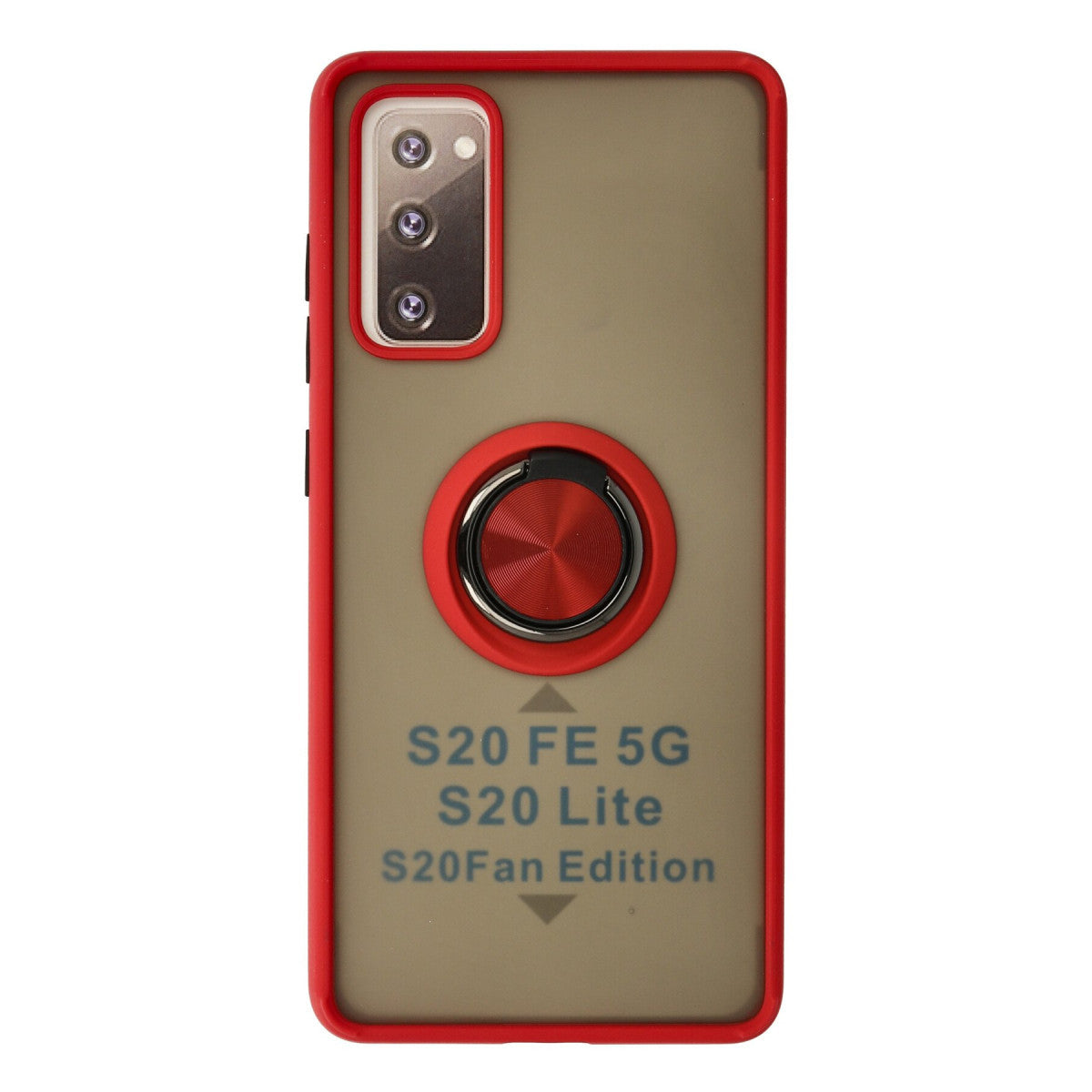 Newface Samsung Galaxy S20 FE Kılıf Montreal Yüzüklü Silikon Kapak