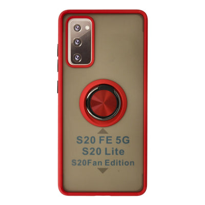 Newface Samsung Galaxy S20 FE Kılıf Montreal Yüzüklü Silikon Kapak