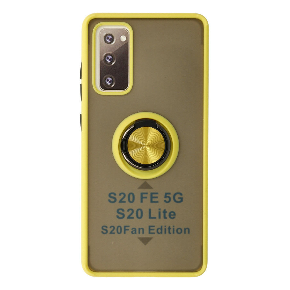 Newface Samsung Galaxy S20 FE Kılıf Montreal Yüzüklü Silikon Kapak