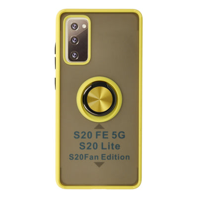 Newface Samsung Galaxy S20 FE Kılıf Montreal Yüzüklü Silikon Kapak