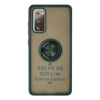 Newface Samsung Galaxy S20 FE Kılıf Montreal Yüzüklü Silikon Kapak