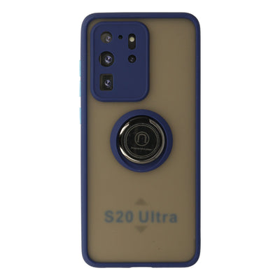 Newface Samsung Galaxy S20 Ultra Kılıf Montreal Yüzüklü Silikon Kapak
