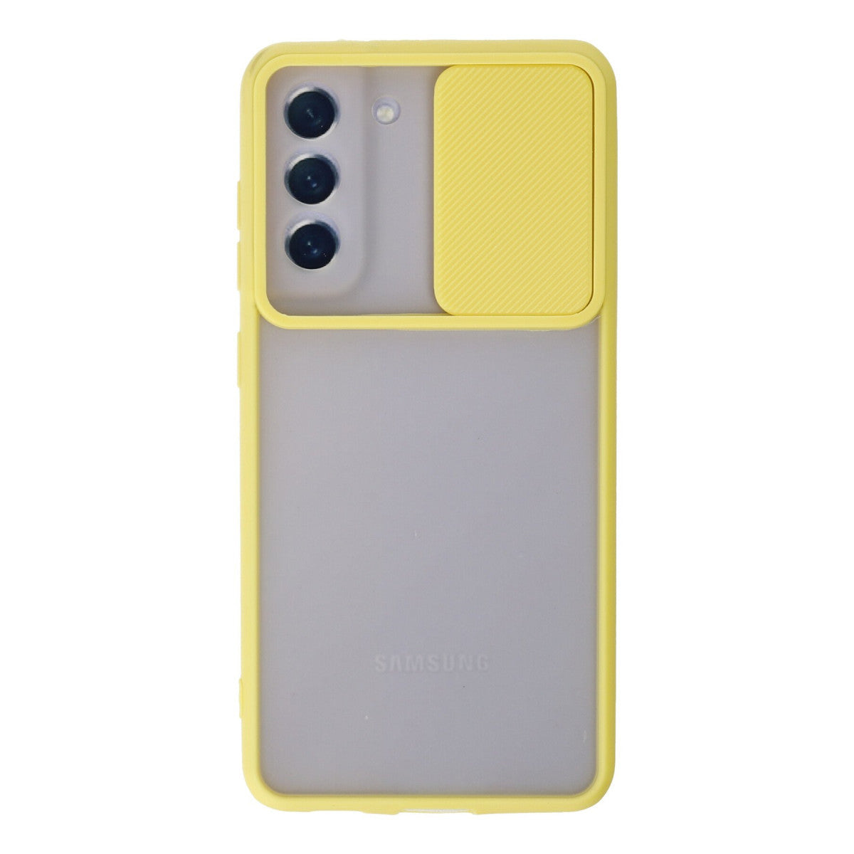 Newface Samsung Galaxy S21 FE Kılıf Palm Buzlu Kamera Sürgülü Silikon