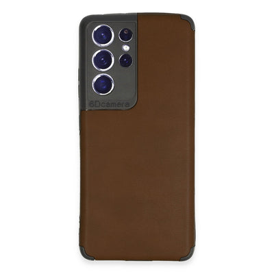 Newface Samsung Galaxy S21 Ultra Kılıf Loop Deri Silikon