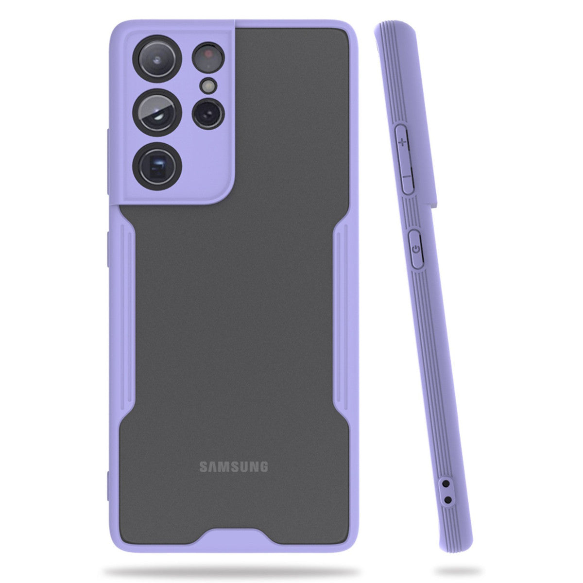 Newface Samsung Galaxy S21 Ultra Kılıf Platin Silikon