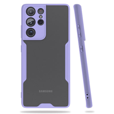 Newface Samsung Galaxy S21 Ultra Kılıf Platin Silikon