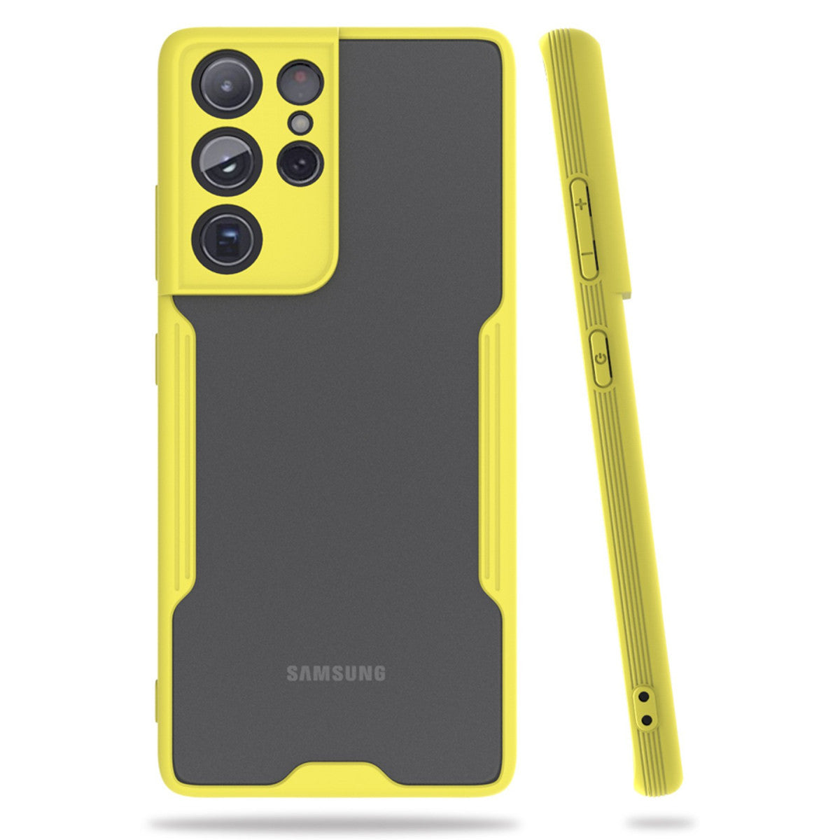 Newface Samsung Galaxy S21 Ultra Kılıf Platin Silikon