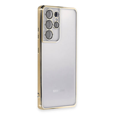 Newface Samsung Galaxy S21 Ultra Kılıf Razer Lensli Silikon