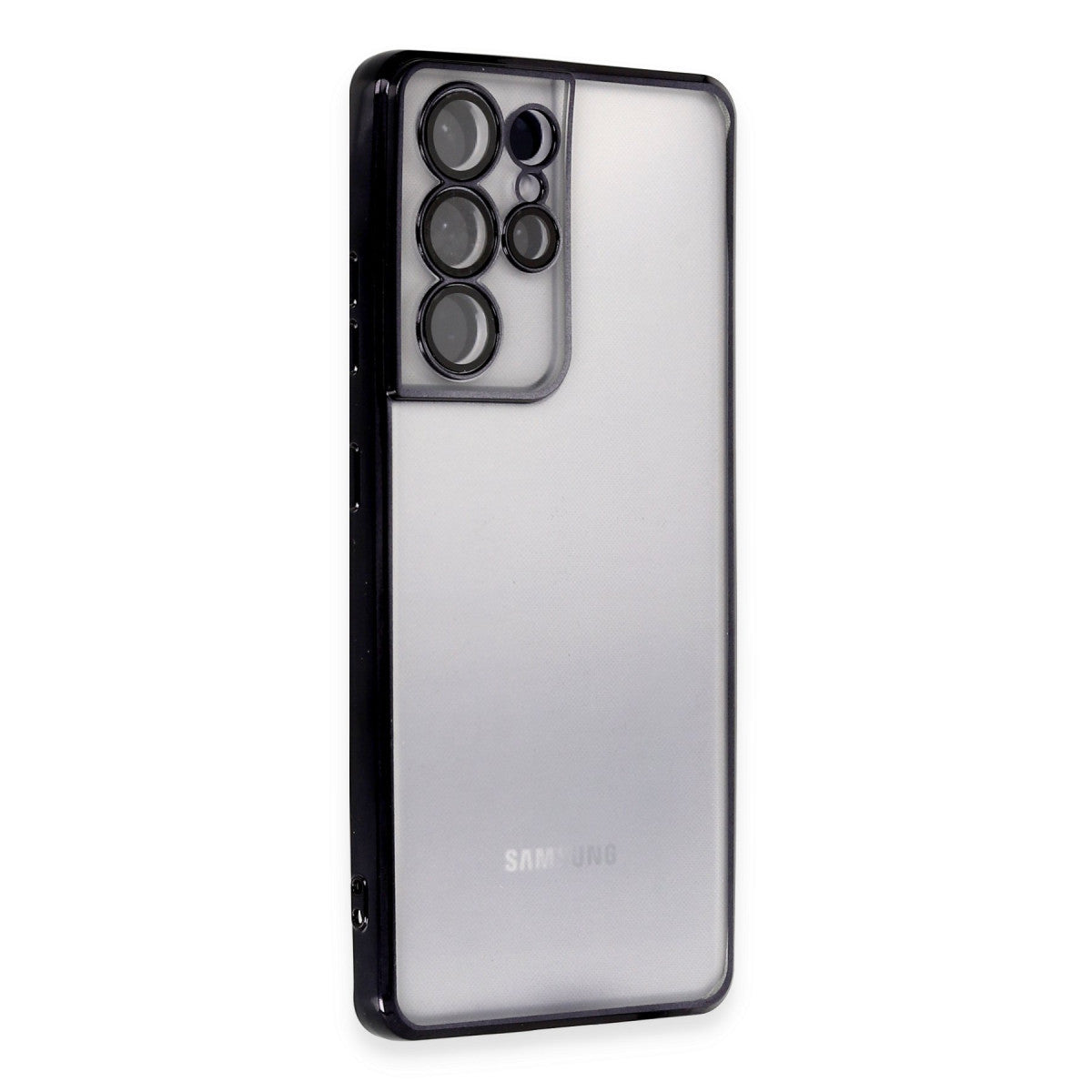 Newface Samsung Galaxy S21 Ultra Kılıf Razer Lensli Silikon