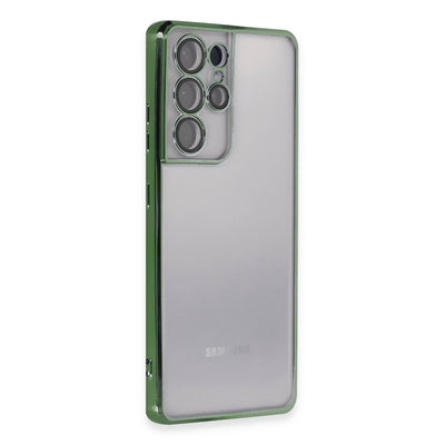Newface Samsung Galaxy S21 Ultra Kılıf Razer Lensli Silikon