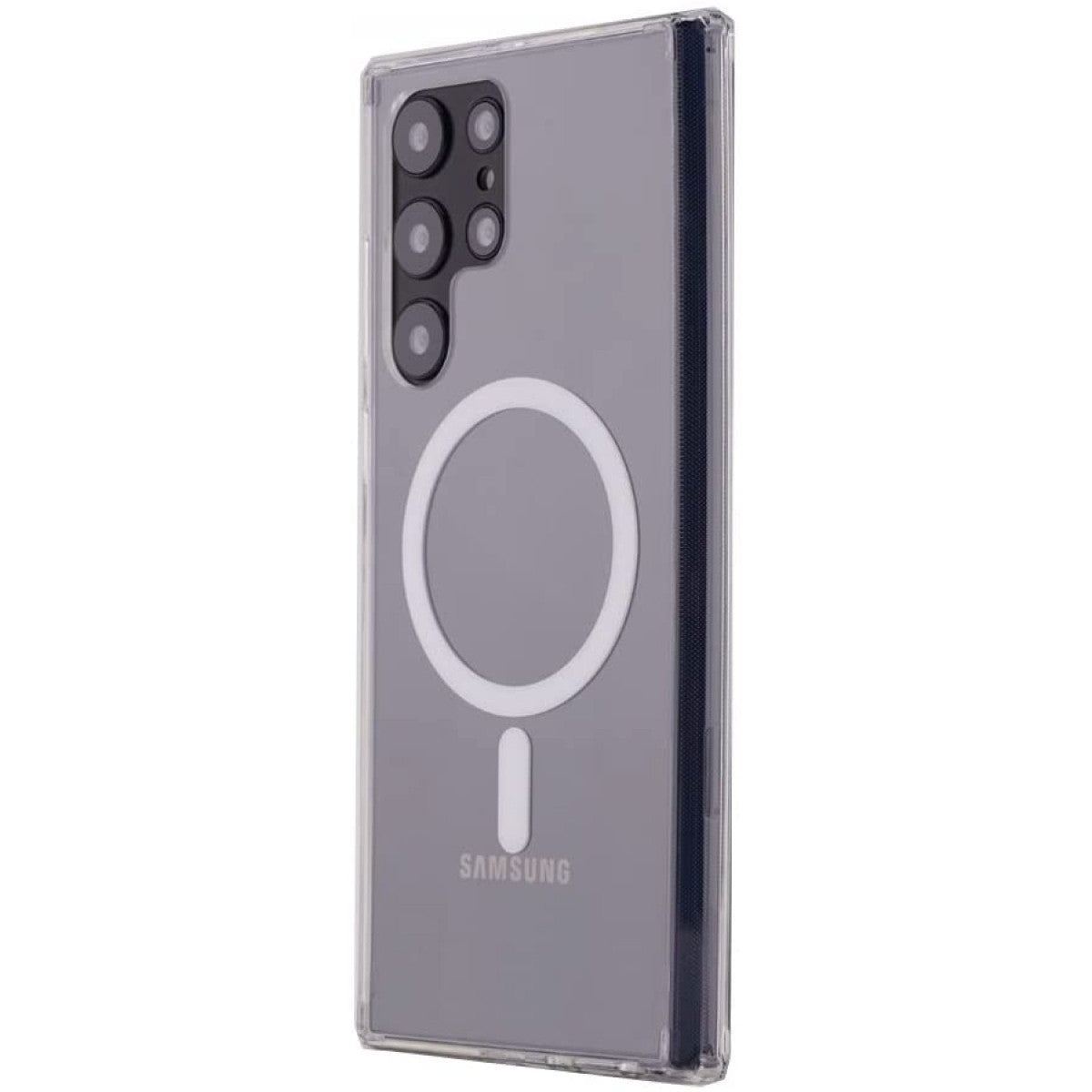 Newface Samsung Galaxy S22 Ultra Kılıf Magneticsafe Şeffaf Silikon