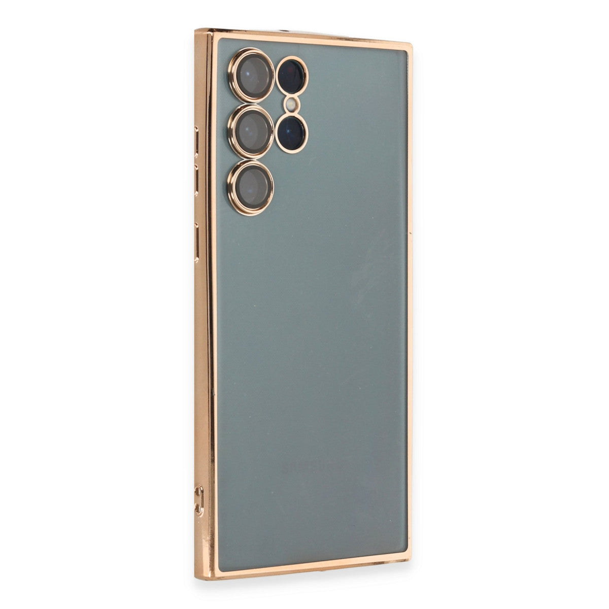 Newface Samsung Galaxy S22 Ultra Kılıf Razer Lensli Silikon