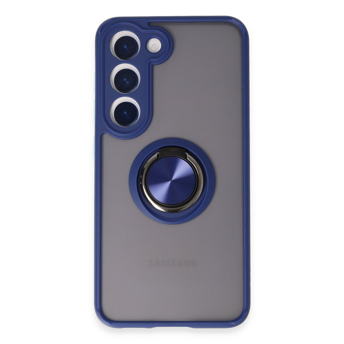 Newface Samsung Galaxy S23 Kılıf Montreal Yüzüklü Silikon Kapak