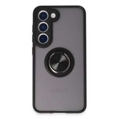 Newface Samsung Galaxy S23 Kılıf Montreal Yüzüklü Silikon Kapak