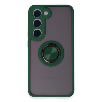 Newface Samsung Galaxy S23 Kılıf Montreal Yüzüklü Silikon Kapak