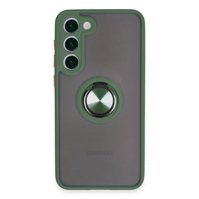 Newface Samsung Galaxy S23 Plus Kılıf Montreal Yüzüklü Silikon Kapak
