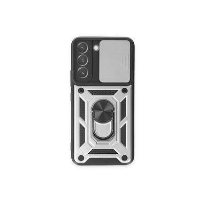 Newface Samsung Galaxy S24 Kılıf Pars Lens Yüzüklü Silikon