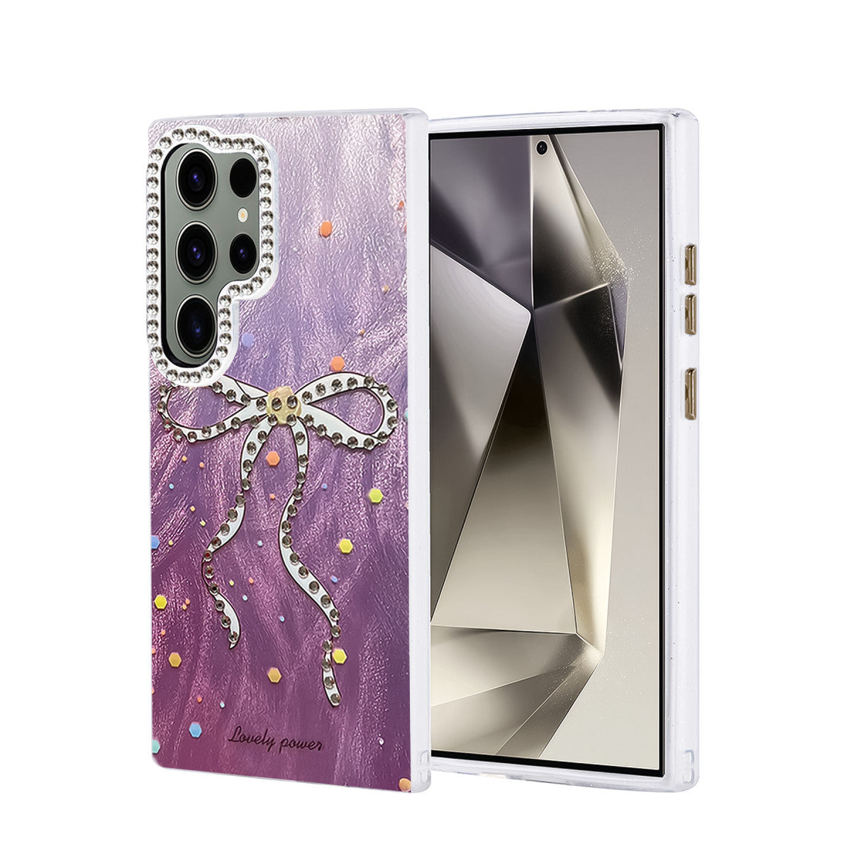 Newface Samsung Galaxy S24 Ultra Kılıf Blade Aynalı Desenli Kapak