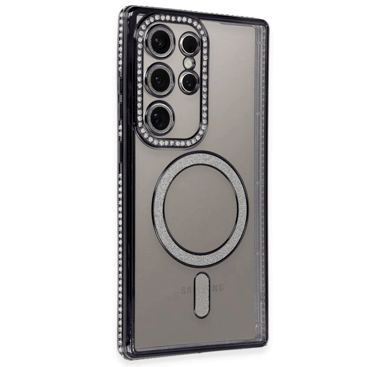 Newface Samsung Galaxy S24 Ultra Kılıf Joke Simli Magneticsafe Kılıf