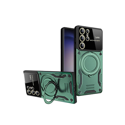 Newface Samsung Galaxy S24 Ultra Kılıf Joy Lens Standlı Kapak