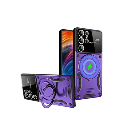 Newface Samsung Galaxy S24 Ultra Kılıf Joy Lens Standlı Kapak