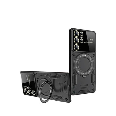 Newface Samsung Galaxy S24 Ultra Kılıf Joy Lens Standlı Kapak