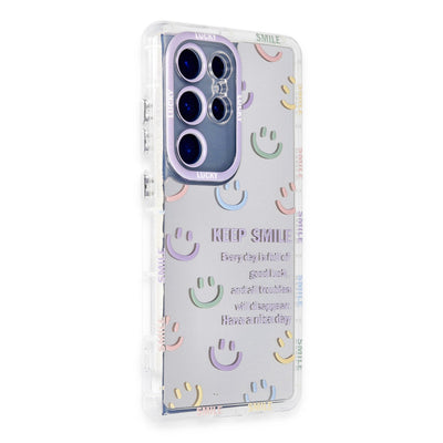 Newface Samsung Galaxy S24 Ultra Kılıf Reflexion Desenli Kapak