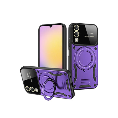 Newface Samsung Galaxy S25 Edge Kılıf Joy Lens Standlı Kapak