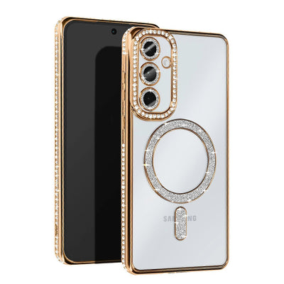 Newface Samsung Galaxy S25 Kılıf Joke Simli Magneticsafe Kılıf