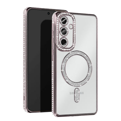 Newface Samsung Galaxy S25 Kılıf Joke Simli Magneticsafe Kılıf