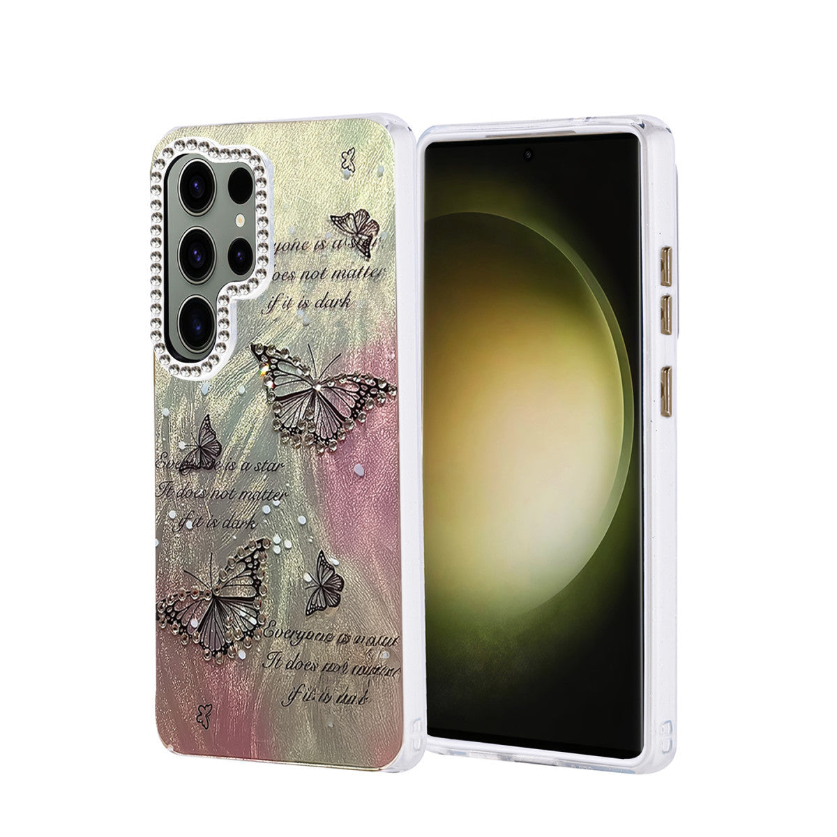 Newface Samsung Galaxy S25 Ultra Kılıf Blade Aynalı Desenli Kapak