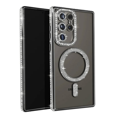 Newface Samsung Galaxy S25 Ultra Kılıf Joke Simli Magneticsafe Kılıf