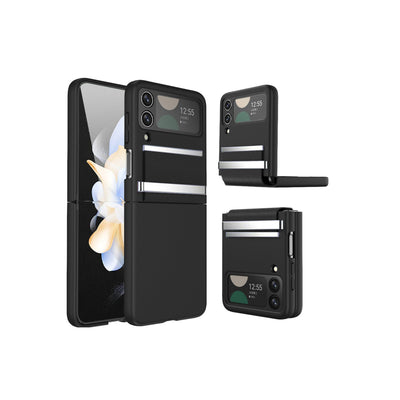 Newface Samsung Galaxy Z Flip 4 Kılıf Belt Flip Kapak