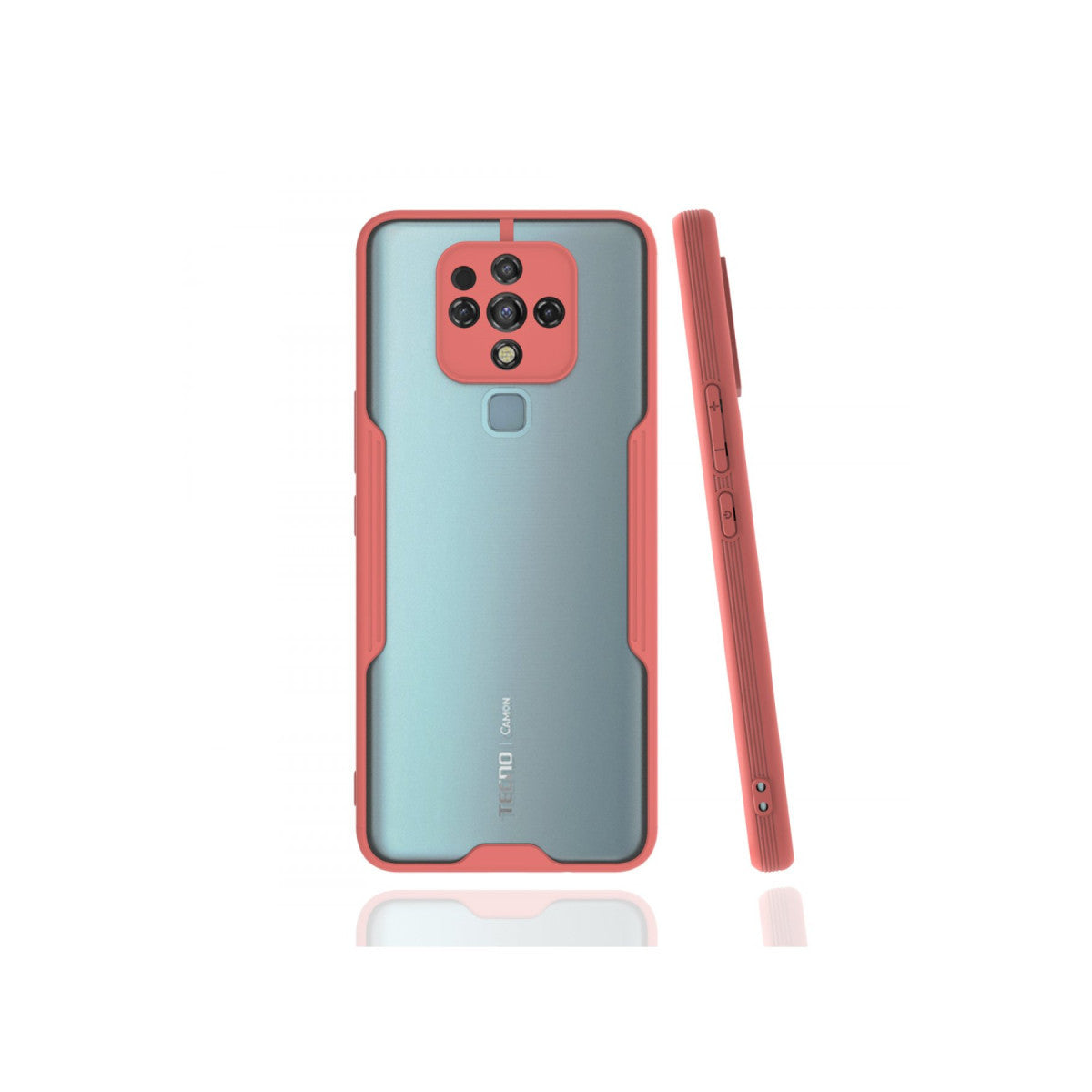 Newface Tecno Camon 16 Kılıf Platin Silikon