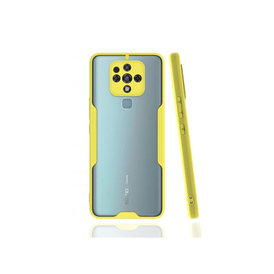 Newface Tecno Camon 16 Kılıf Platin Silikon