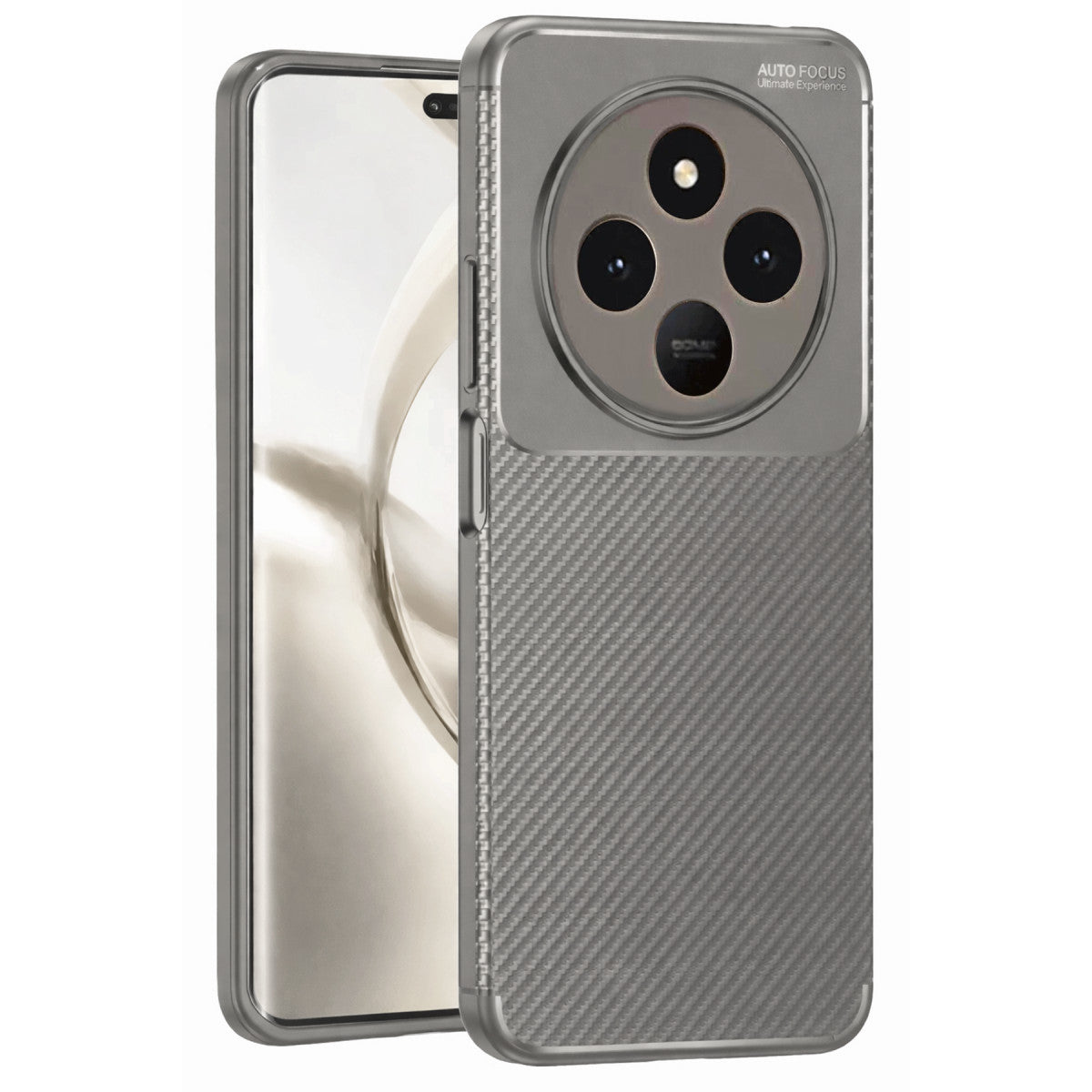 Newface Tecno Spark 30 Kılıf Auto Focus Karbon Kapak