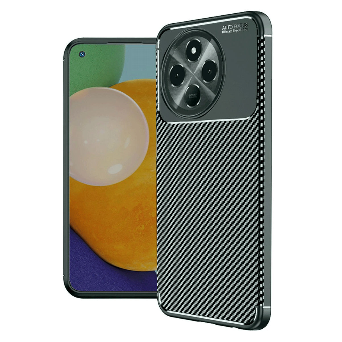 Newface Tecno Spark 30 Pro Kılıf Auto Focus Karbon Kapak