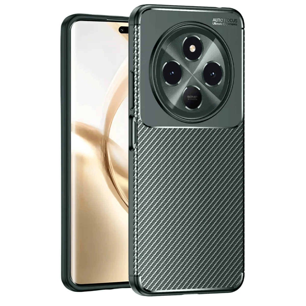 Newface Tecno Spark 30C Kılıf Auto Focus Karbon Kapak