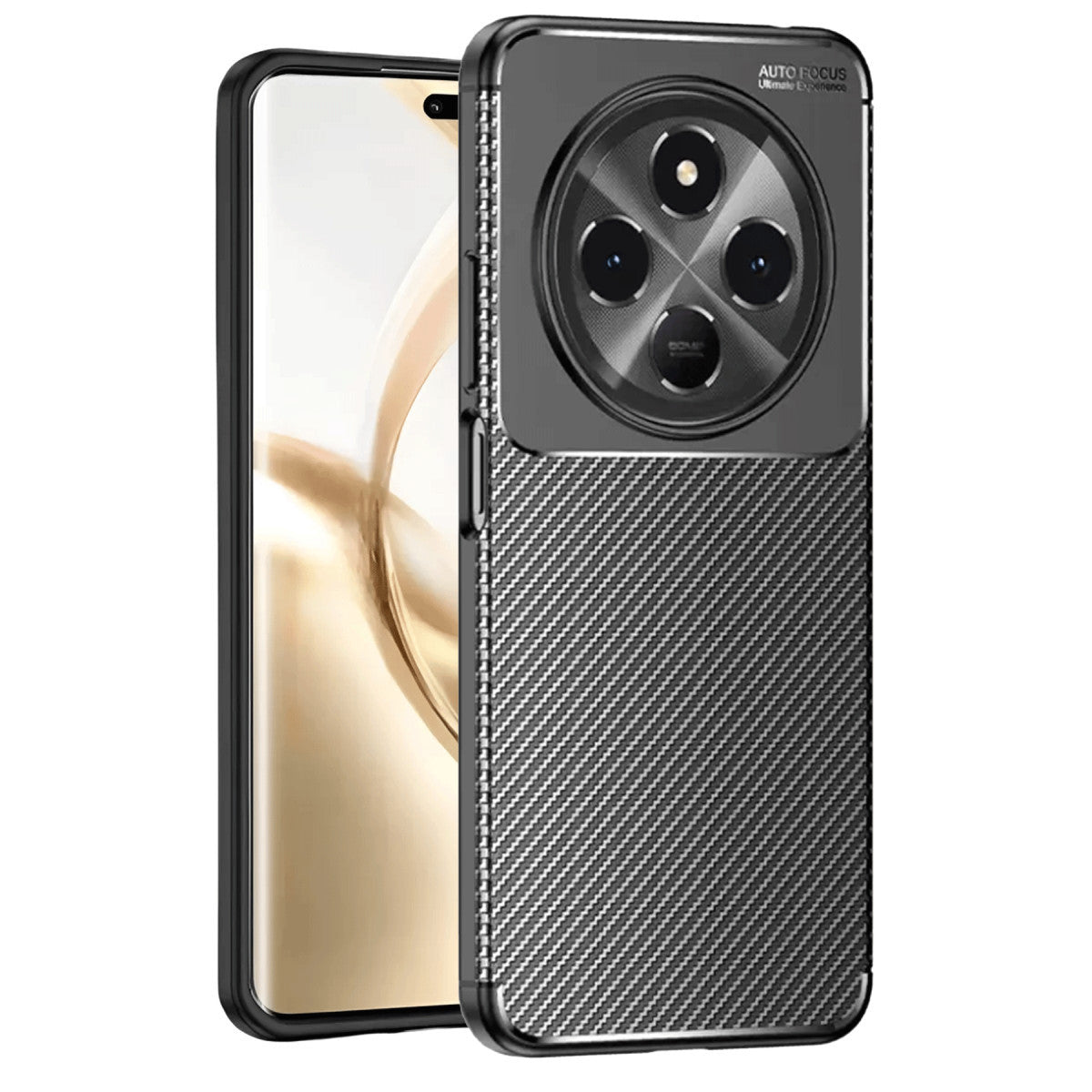 Newface Tecno Spark 30C Kılıf Auto Focus Karbon Kapak