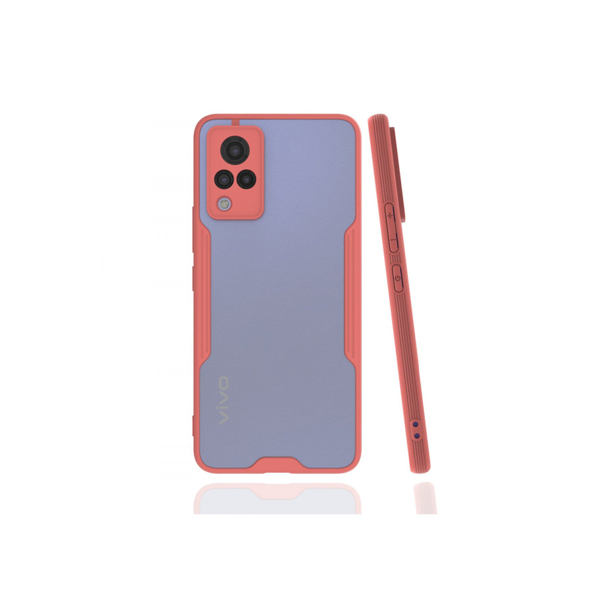 Newface Vivo V21 Kılıf Platin Silikon
