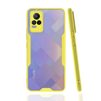 Newface Vivo V21e Kılıf Platin Silikon