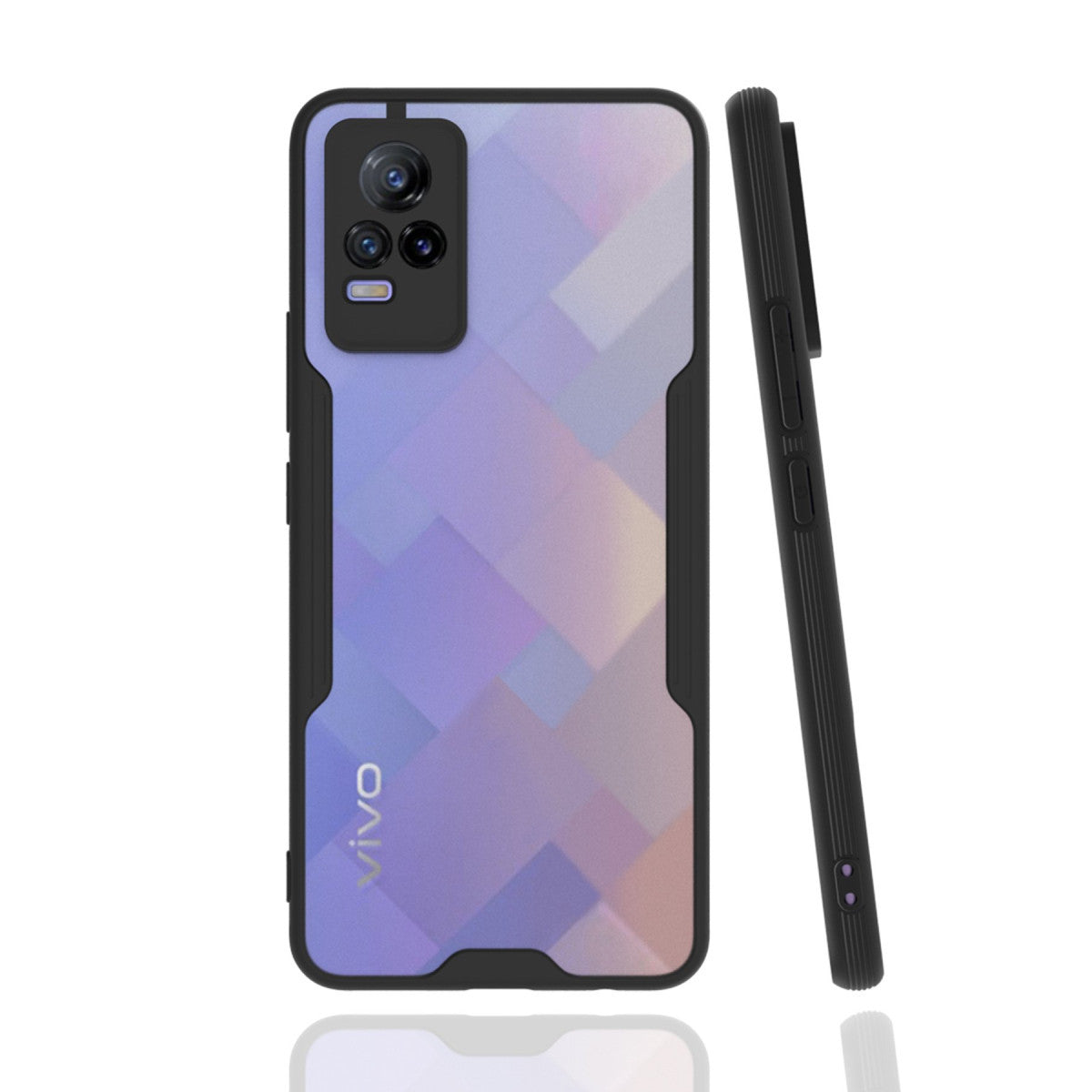 Newface Vivo V21e Kılıf Platin Silikon