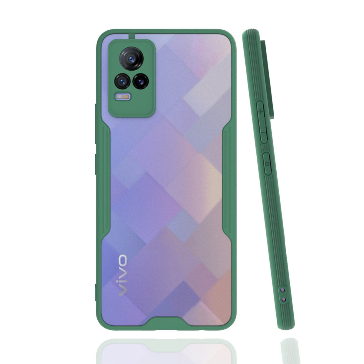 Newface Vivo V21e Kılıf Platin Silikon
