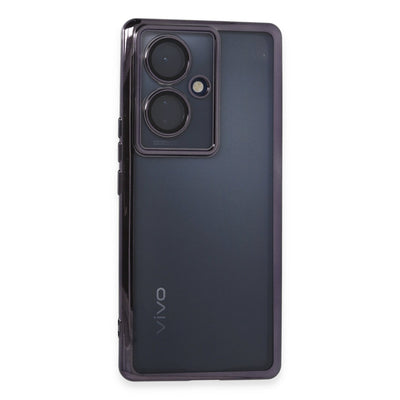 Newface Vivo V29 Lite Kılıf Razer Lensli Silikon