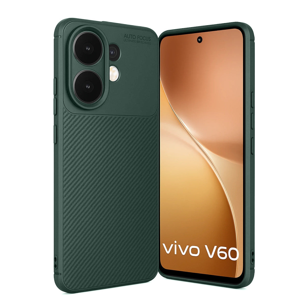 Newface Vivo V60 5G Auto Focus Karbon Kapak