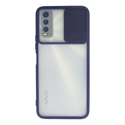 Newface Vivo Y11S Kılıf Palm Buzlu Kamera Sürgülü Silikon