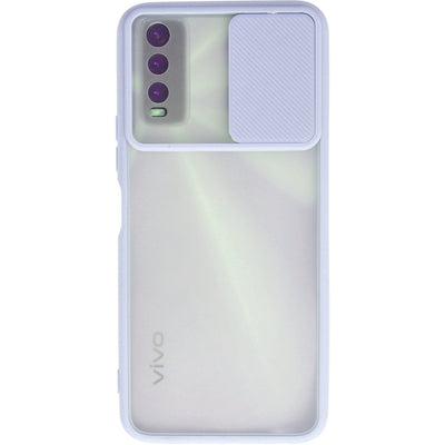 Newface Vivo Y11S Kılıf Palm Buzlu Kamera Sürgülü Silikon