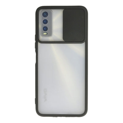 Newface Vivo Y11S Kılıf Palm Buzlu Kamera Sürgülü Silikon
